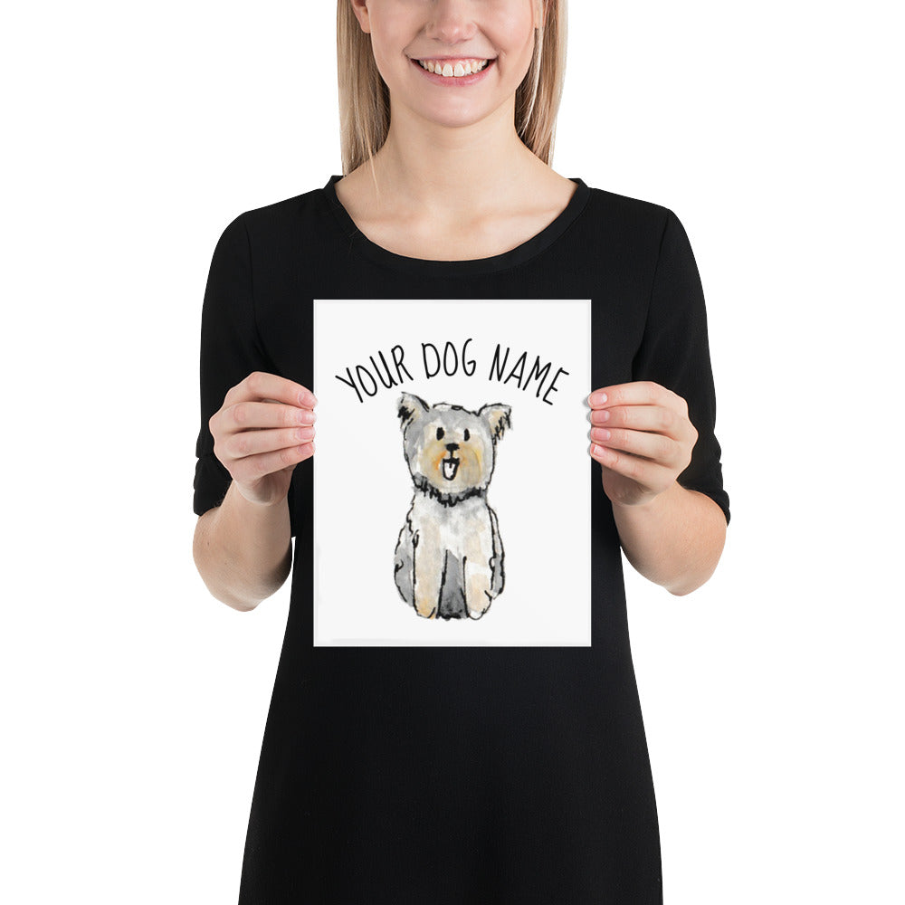 Personalized Poster - Dog: Yorkshire Terrier