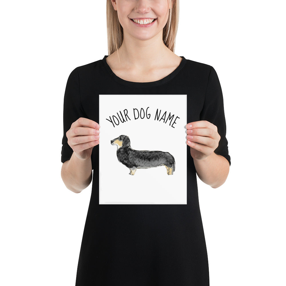 Personalized Poster - Dog: Dachshund