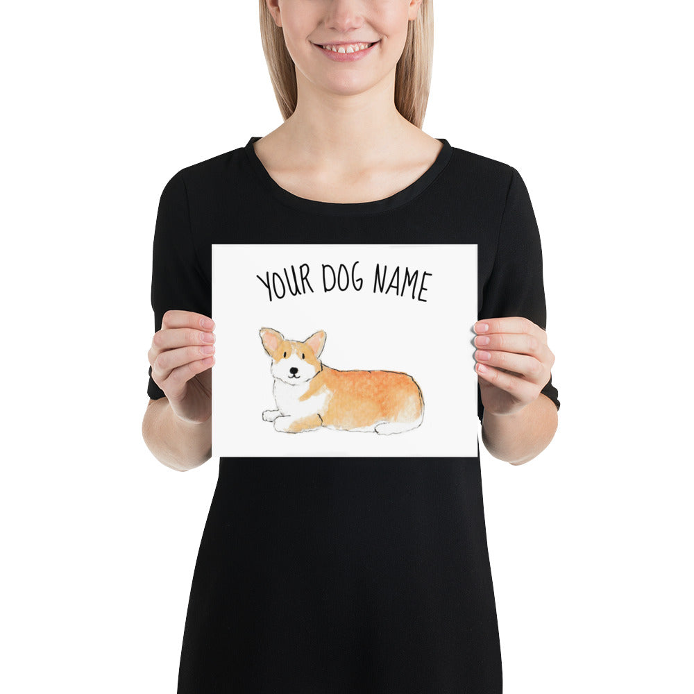 Personalized Poster - Dog: Corgi