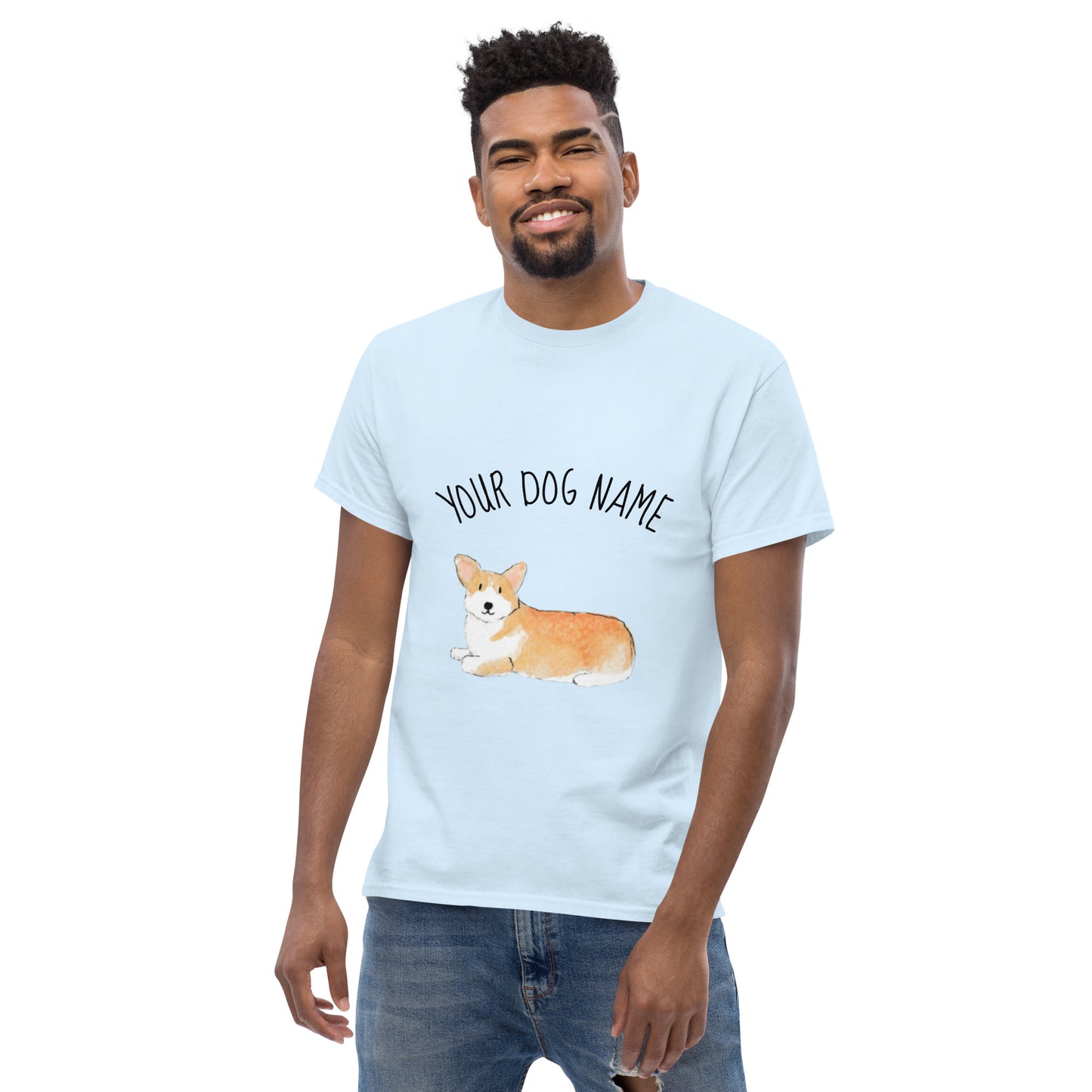 Personalized T-shirt Unisex - Dog: Corgi